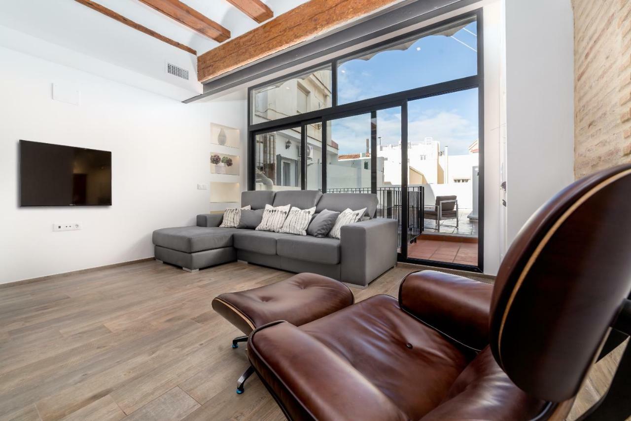 דירות ולנסיה Florit Flats - Center Luxurious 1Br 1Ba Terrace Wi-Fi Ac מראה חיצוני תמונה