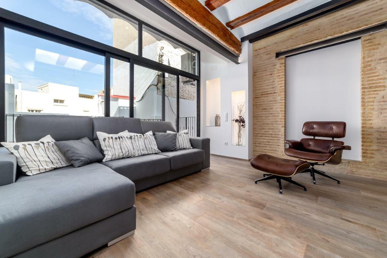 דירות ולנסיה Florit Flats - Center Luxurious 1Br 1Ba Terrace Wi-Fi Ac מראה חיצוני תמונה